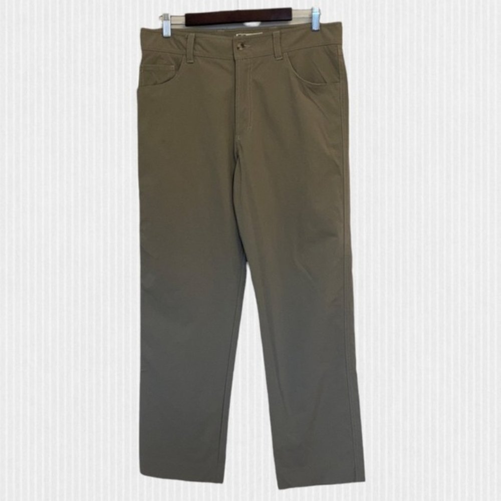 Tilley Khaki Tan Nylon Stretch Chino Pants